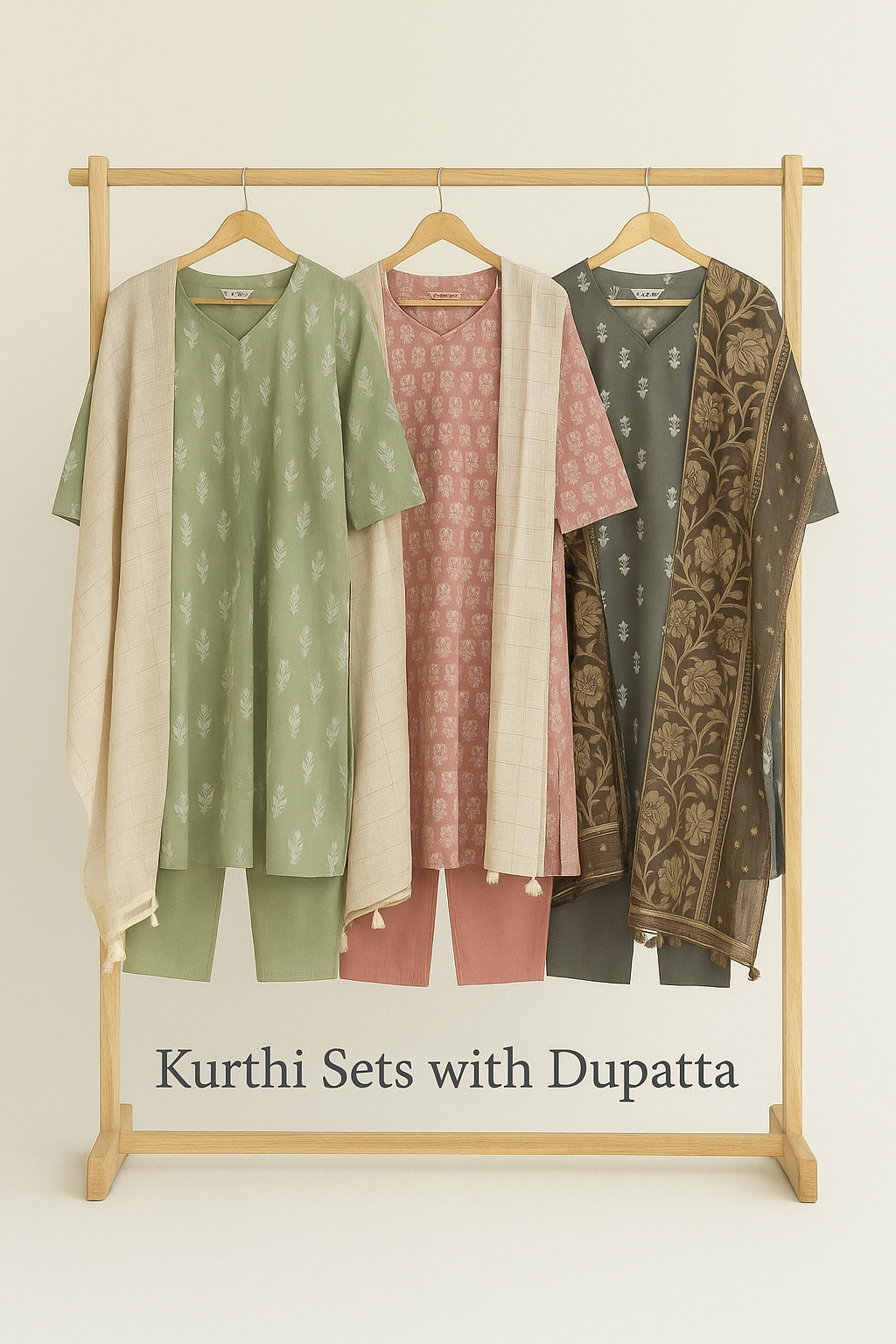 Kurthi sets with duppatta 